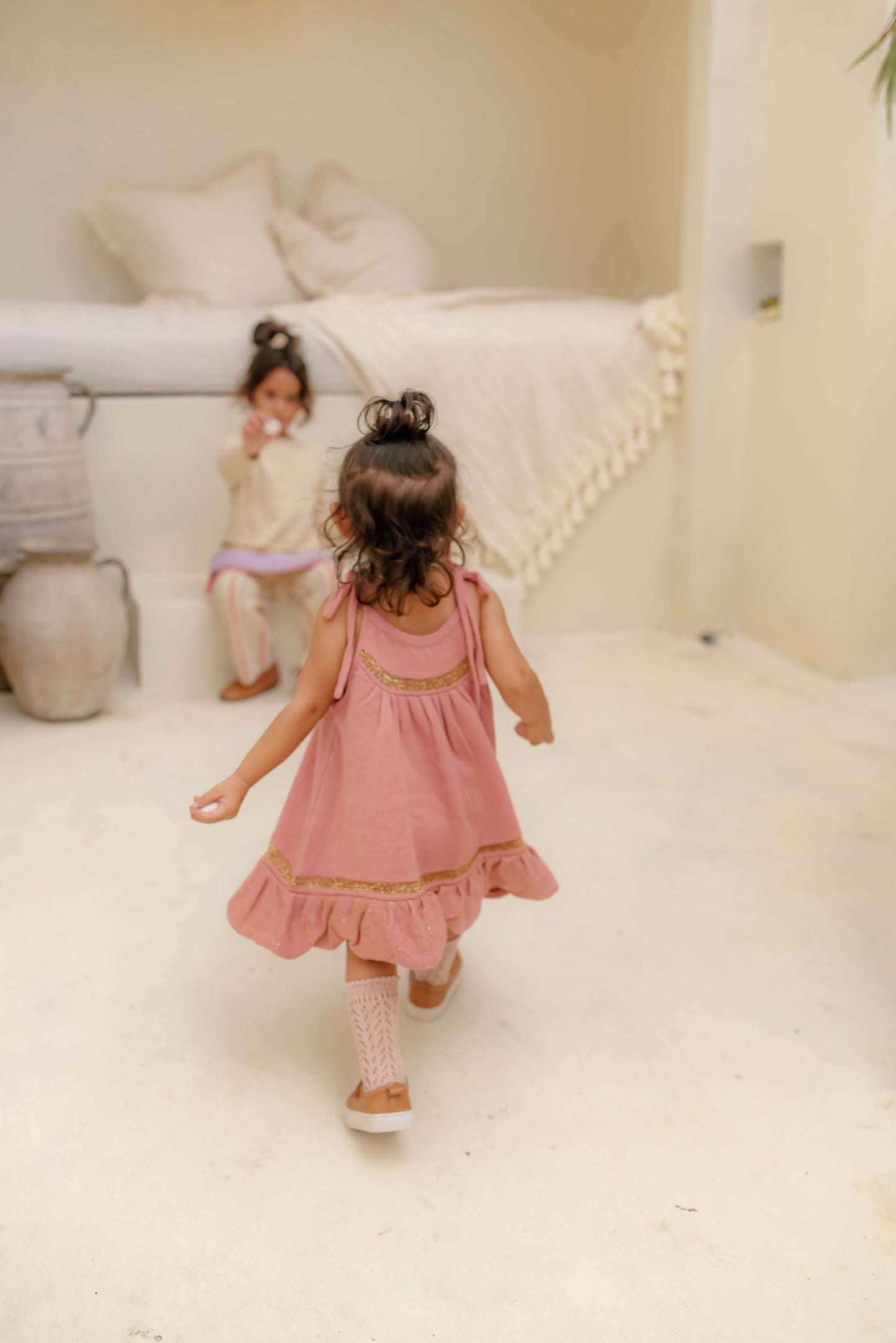 SADIE Knit Dress Peach