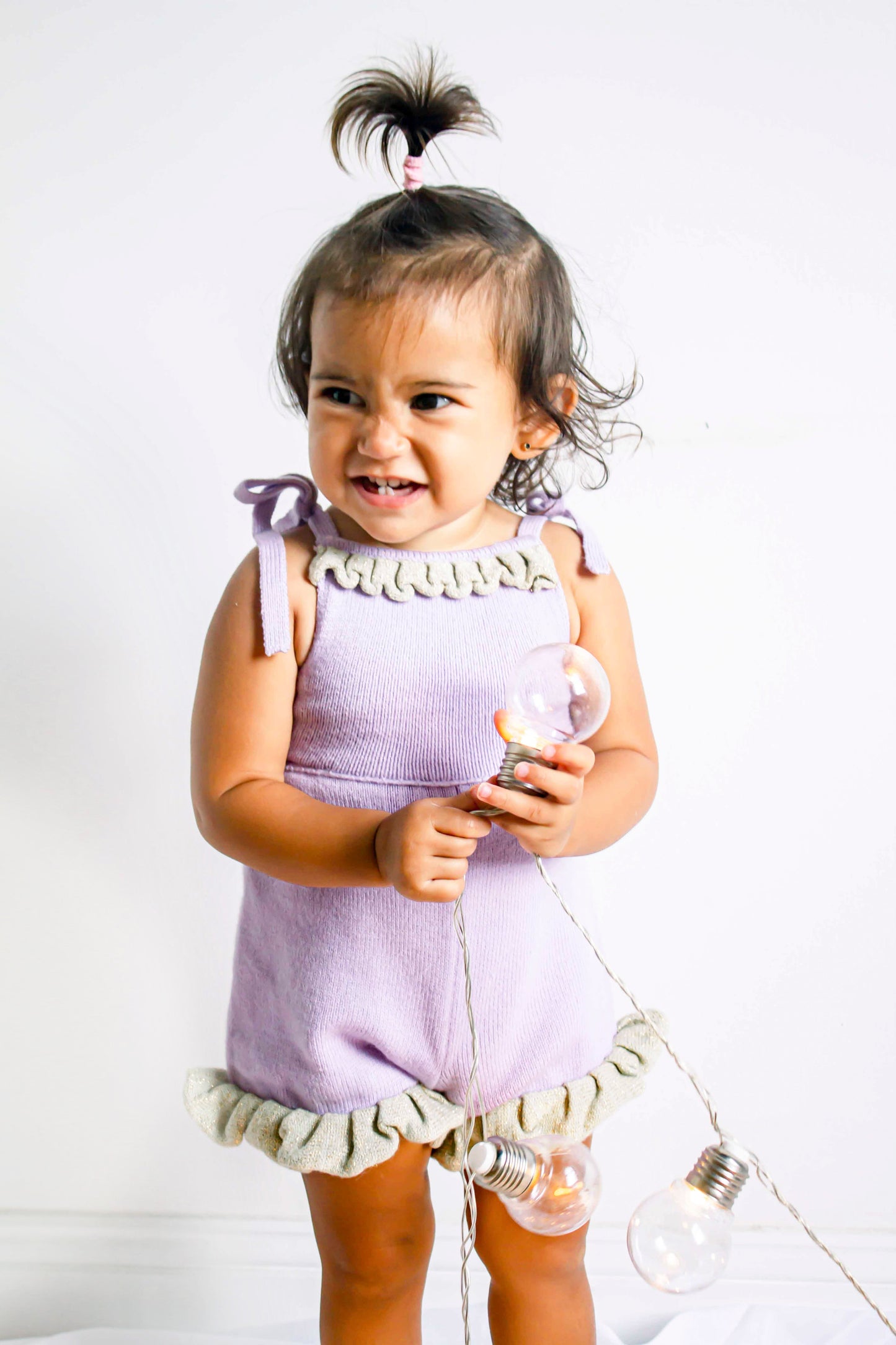 LOTTIE Knit Jumpsuit Lavender