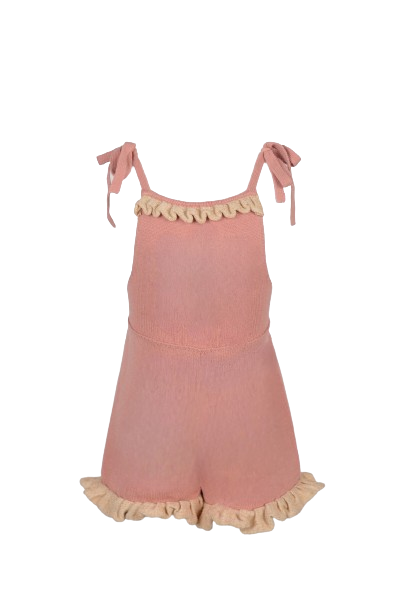 LOTTIE Knit Jumpsuit Peach