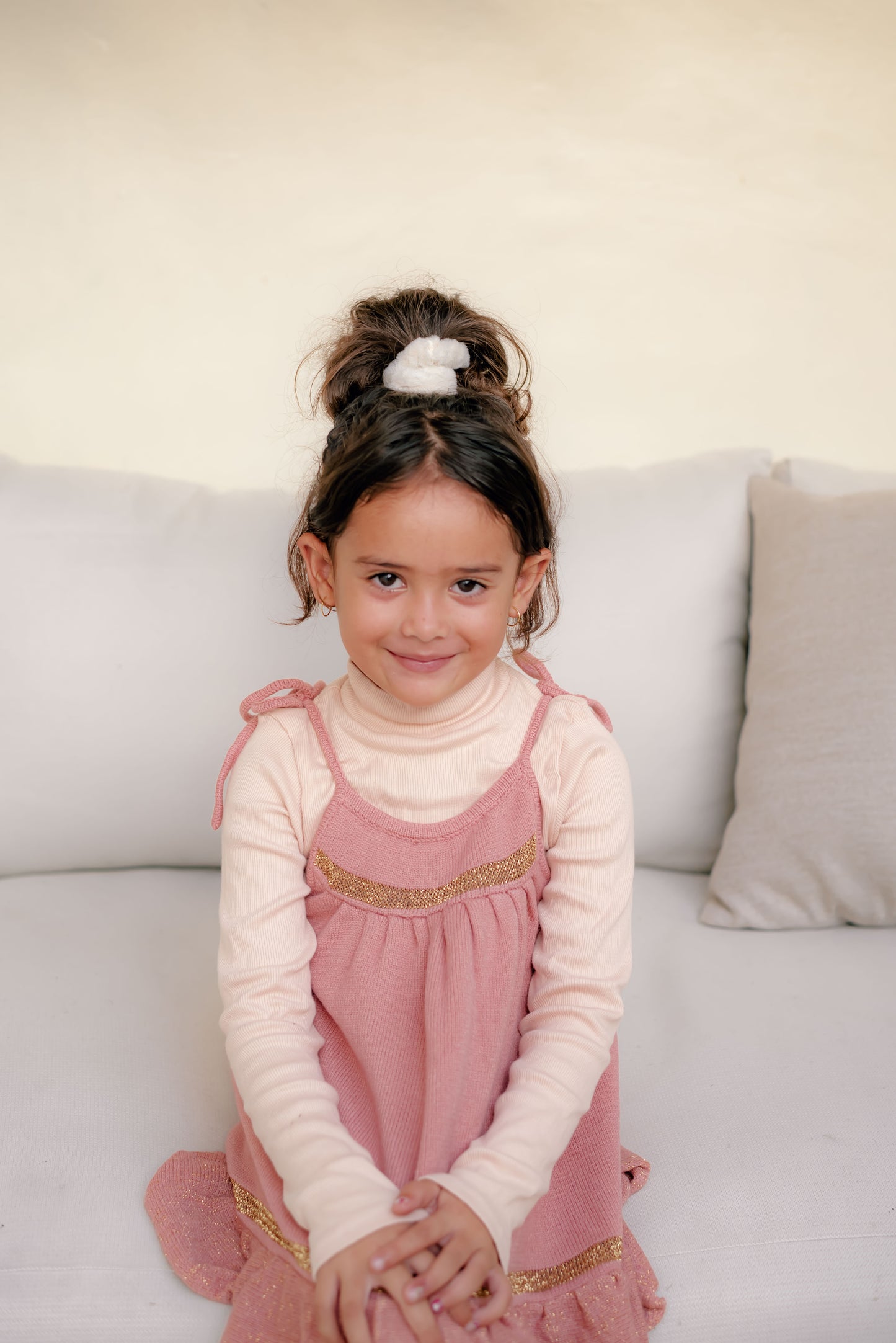 SADIE Knit Dress Peach