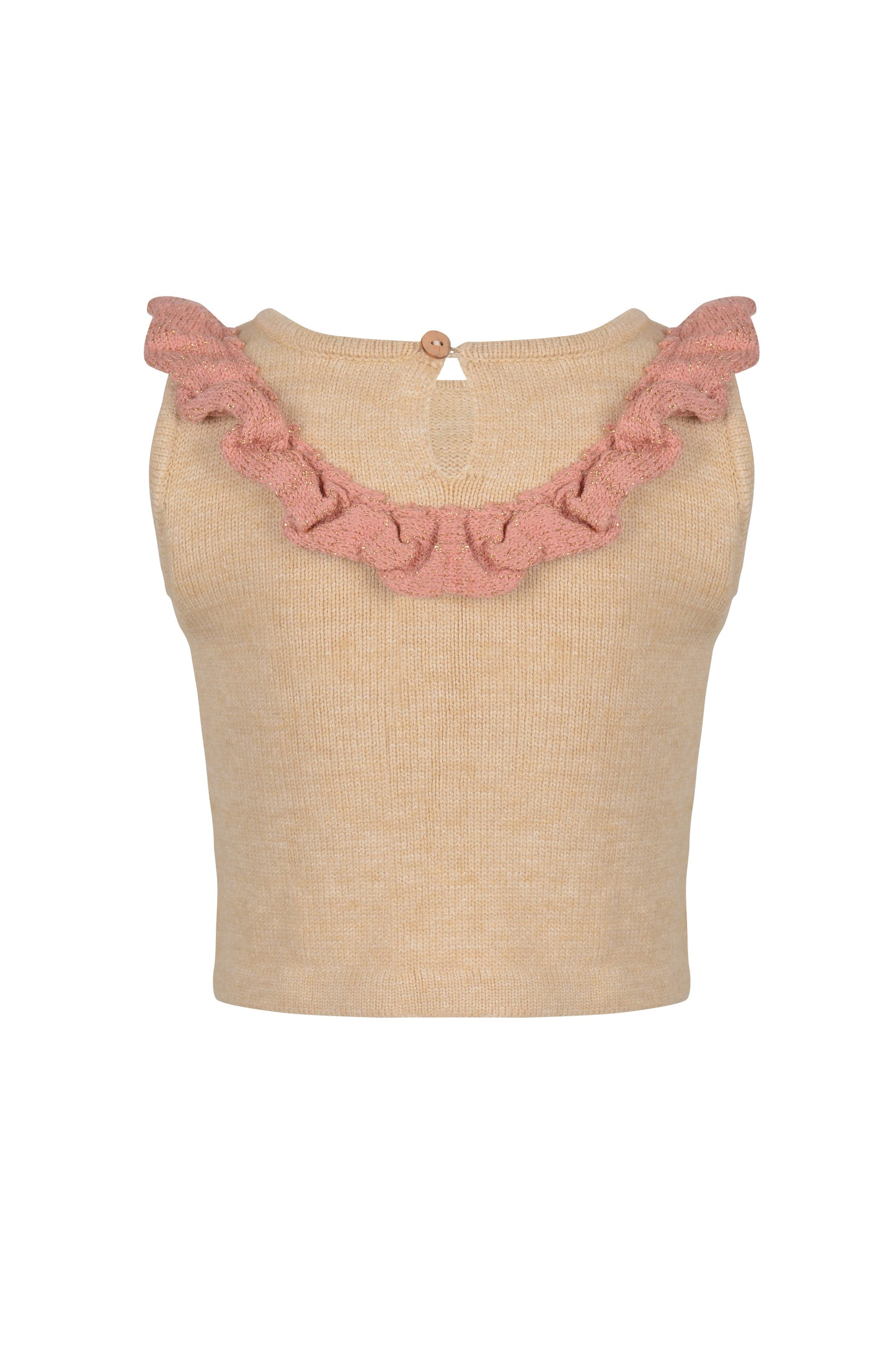FRANKIE Knit Singlet Peach