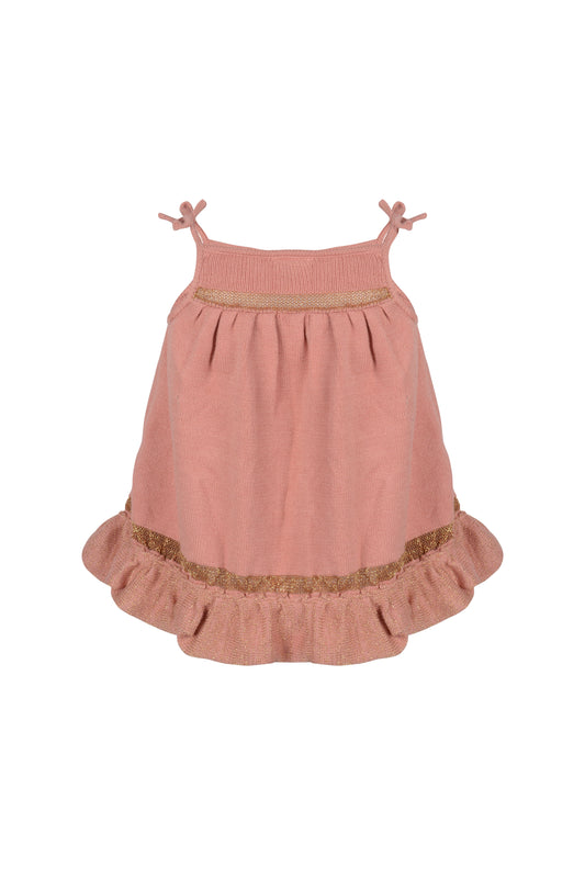 SADIE Knit Dress Peach