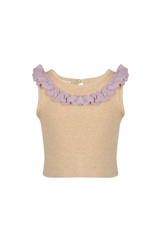 FRANKIE Knit Singlet Lavender