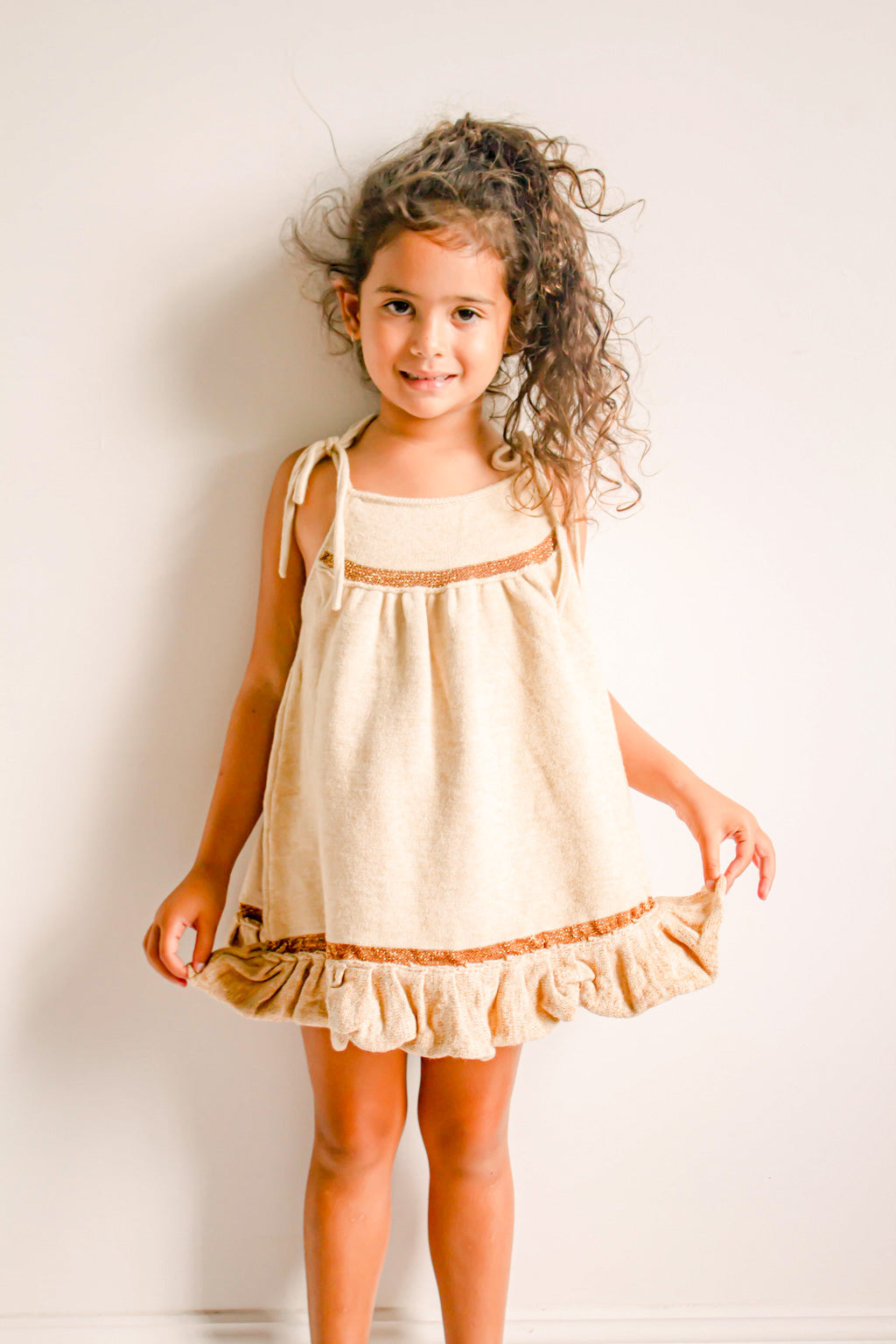 SADIE Knit Dress Cream